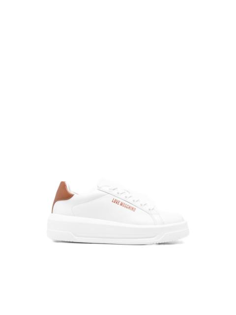 Moschino contrast panel sneakers