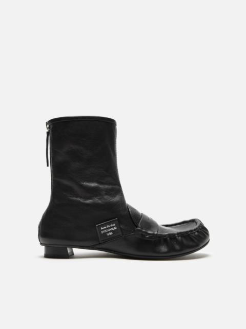Acne Studios Leather ankle boot - Black