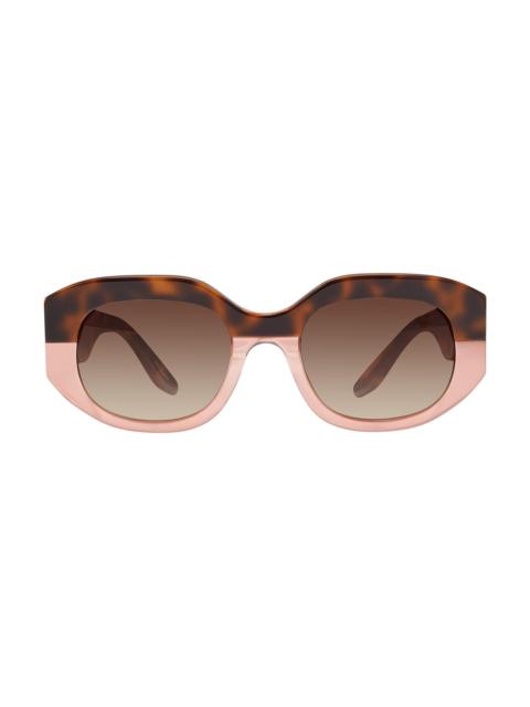 BARTON PERREIRA Women's Sueno 51MM Rectangular Sunglasses - Gradient Brown Havana Pink