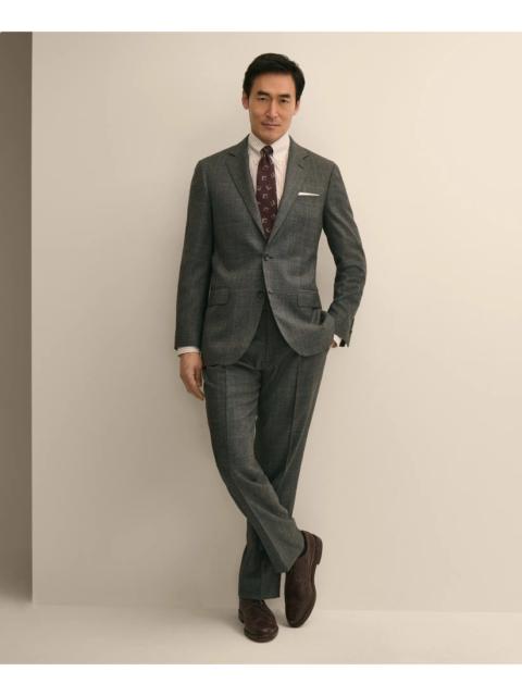 Brooks Brothers Traditional Fit Wool Glen Plaid 1818 Suit
