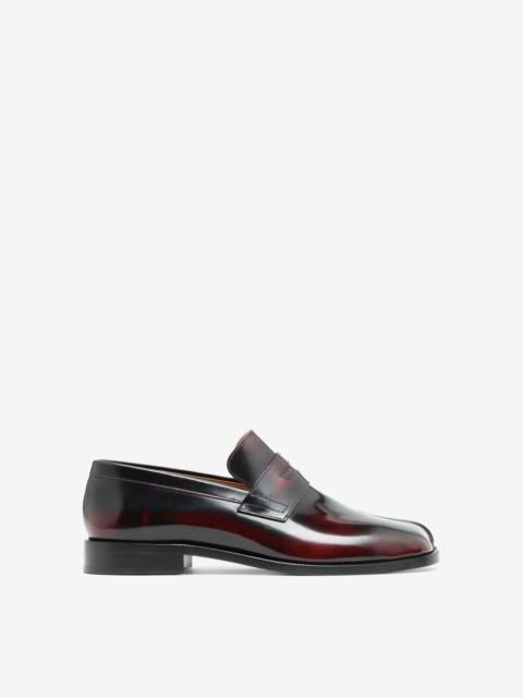 Maison Margiela Tabi brushed leather loafers