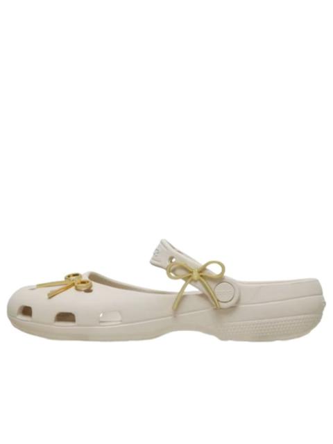 crocs (WMNS) Crocs Classic Elegant Butterfly Ballet Flats 'Beige' 215669-2MC