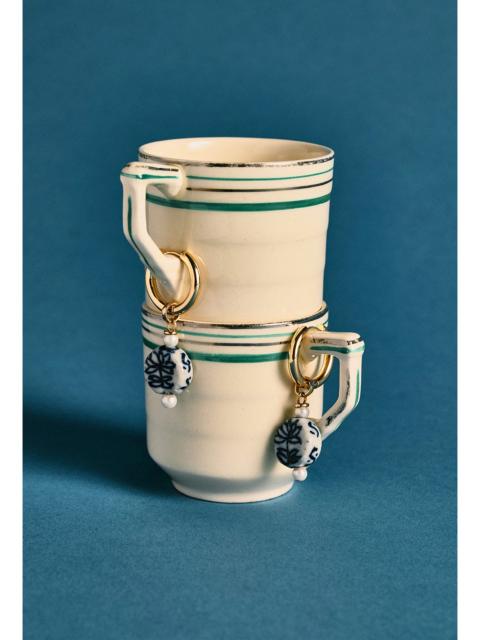SHRIMPS Susi Earrings - Delft Flower