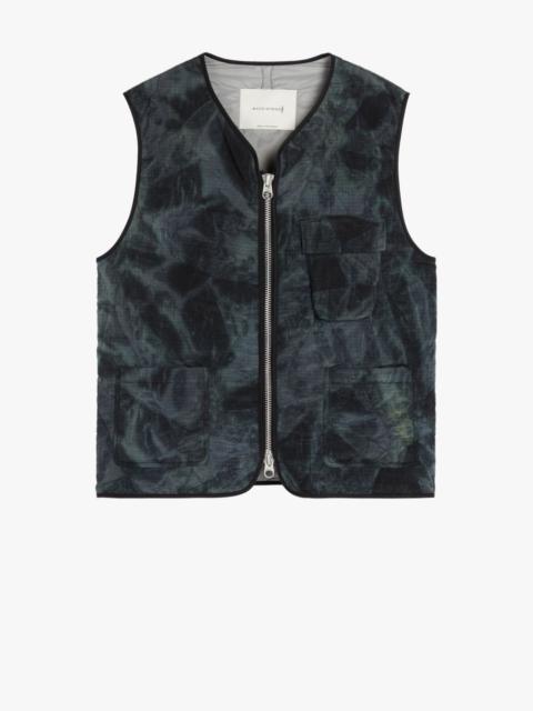 GENERAL TIE DYE NYLON GILET | GQM-211