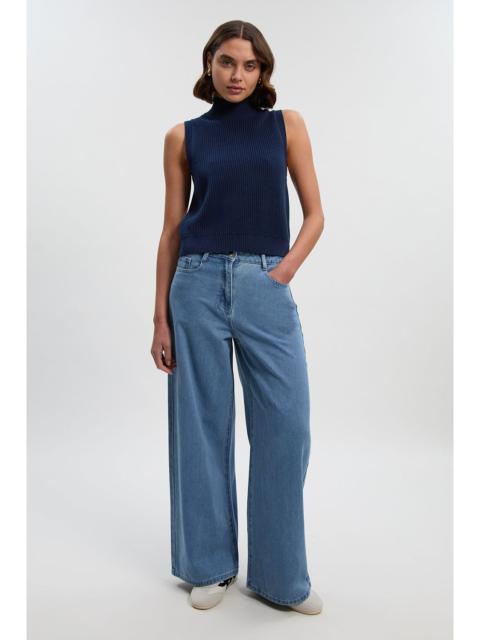 KAREN MILLEN Denim Wide Leg Jeans