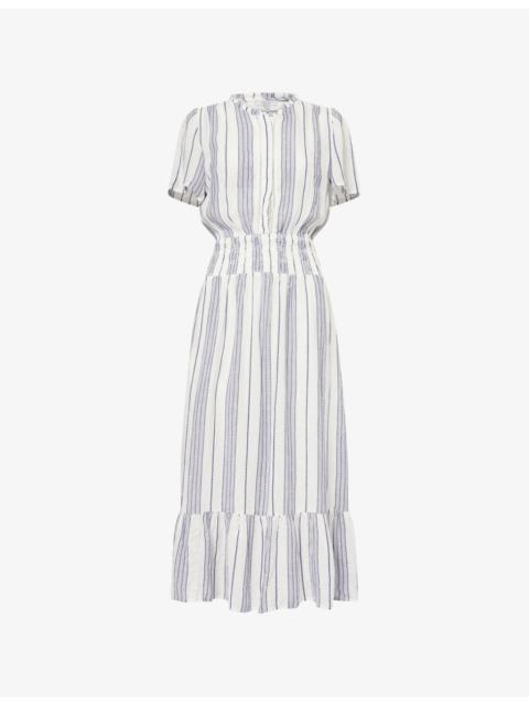 Rails Brent Stripe Linen-Blend Maxi Dress