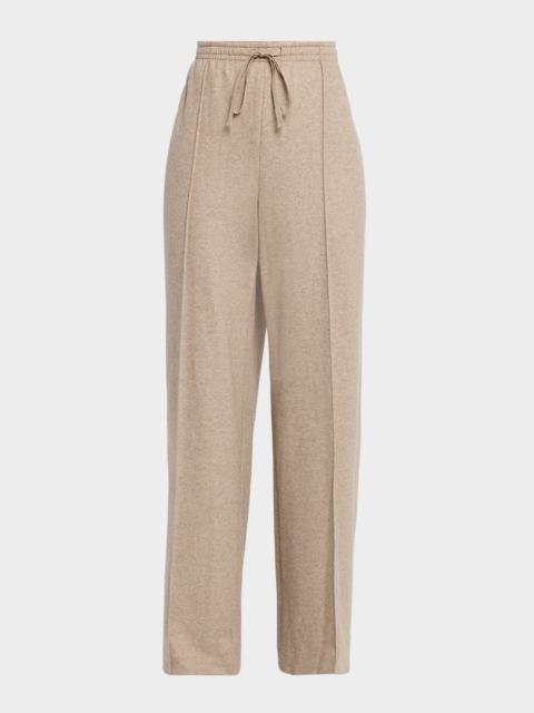 Vince Mid-Rise Wool-Blend Drawstring Pants