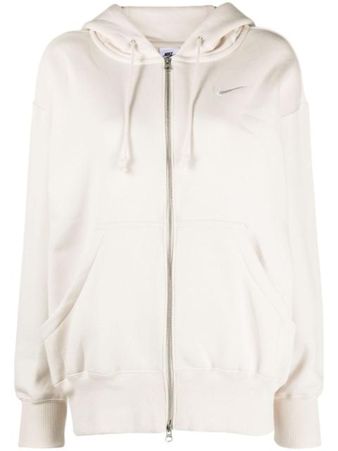 Nike Phoenix logo-embroidered zip-up hoodie