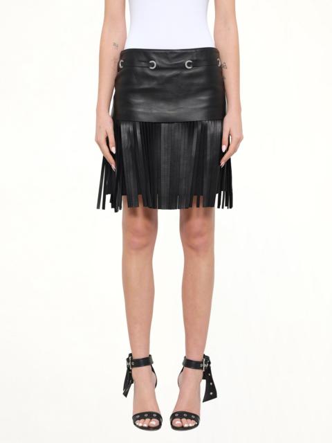 Neil Barrett Neil Barrett Leather Skirt in Black
