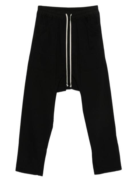 Rick Owens DRKSHDW drawstring drop-crotch trousers
