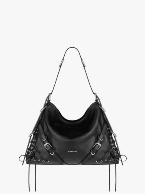 MEDIUM VOYOU BAG IN CORSET STYLE LEATHER