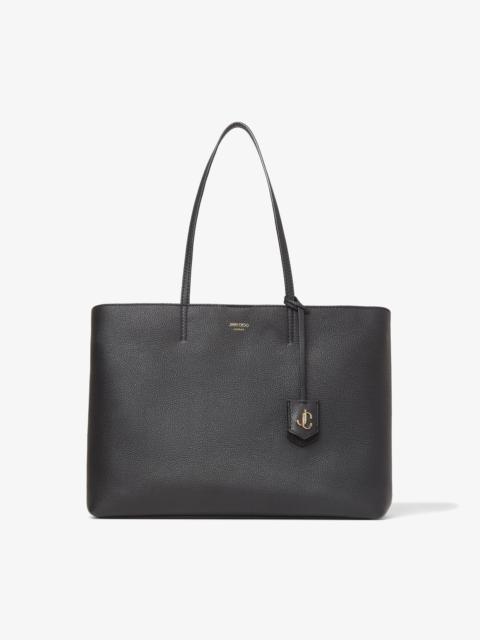 Nine2Five E/W
Black Grained Calf Leather Tote Handbag with JC Emblem
