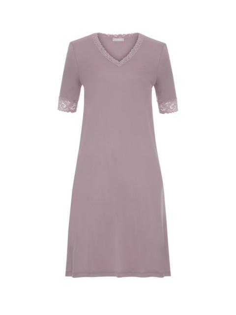 HANRO Moments Lace Trim Cotton Nightgown