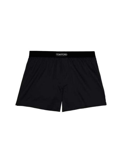 TOM FORD Black Silk Boxers