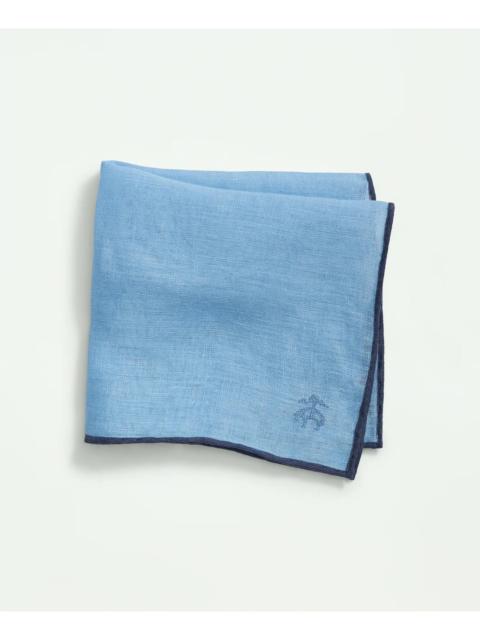Brooks Brothers Linen Jacquard Pocket Square