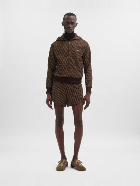WALES BONNER Hooded Track Jacket
