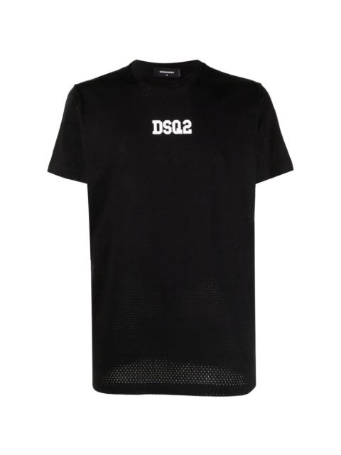 DSQUARED2 graphic-print cotton T-shirt | REVERSIBLE
