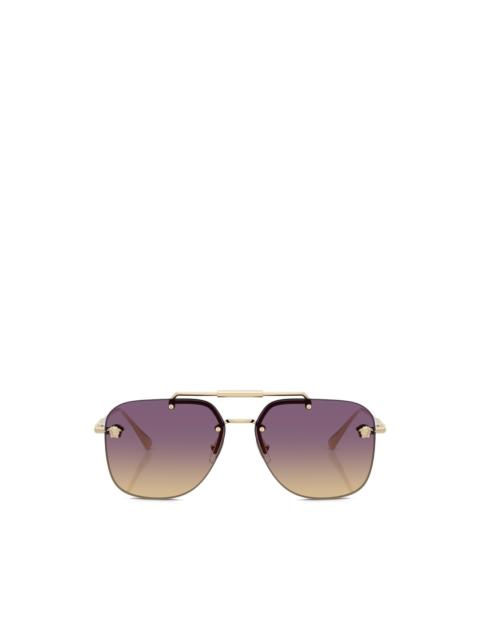 VERSACE medusa browline sunglasses