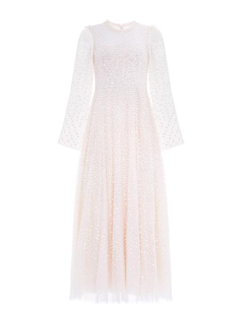 Needle & Thread Scatter Dot Round Neck Ankle Gown