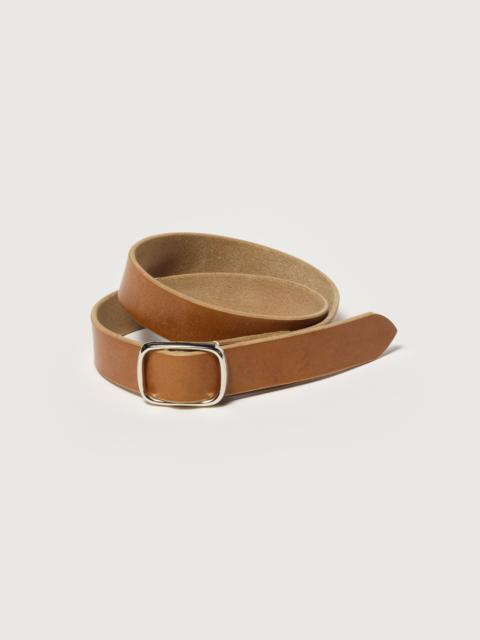 AURALEE REVERSIBLE BUCKLE BELT