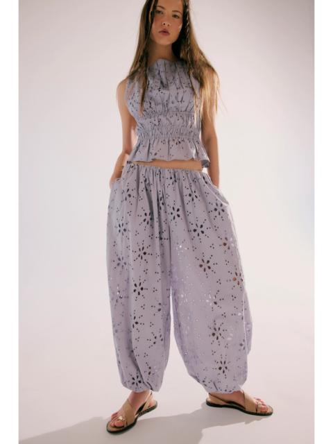 FREE PEOPLE Jude Eyelet Pant Set