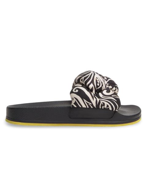 La DoubleJ Women's Treccia Slides - Fauve Black