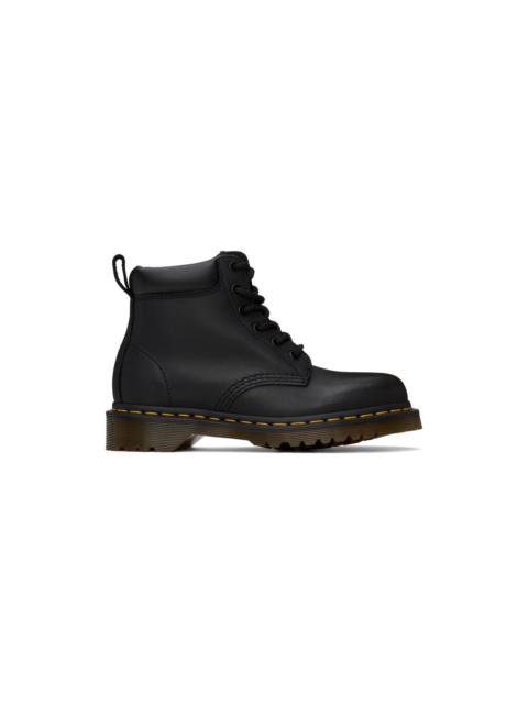 Dr. Martens Black 939 Leather Lace Up Boots
