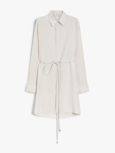 Sportmax Oversized stretch-silk shirt dress