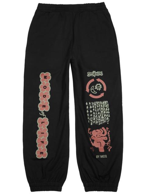 McQ Alexander McQueen Biosis printed cotton sweatpants