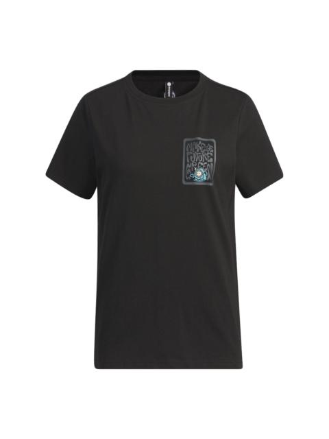 (WMNS) adidas Neo CESP T-Shirts 'Black' IK6028