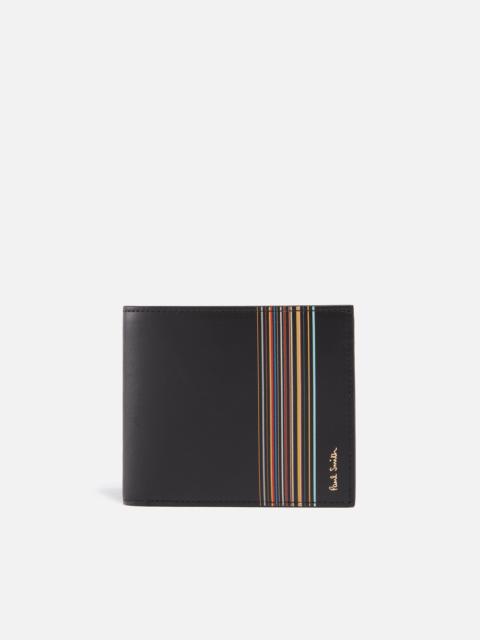 Paul Smith Stripe Leather Billfold Wallet