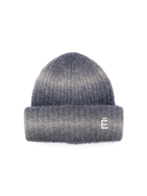 Étude logo-patch beanie hat