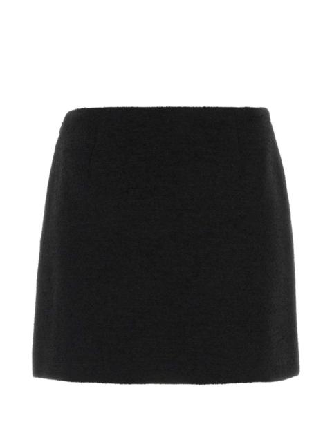 FENDI bouclé-knit skirt