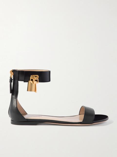TOM FORD Embellished Leather Sandals