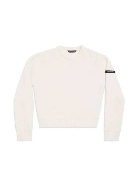 BALENCIAGA Women's Sweater in White/black