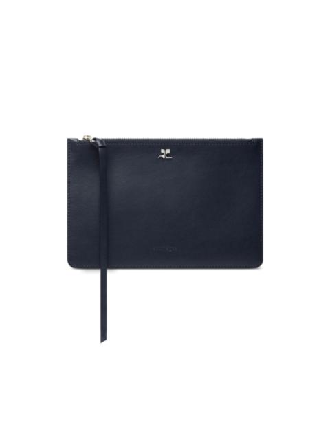 courrèges leather clutch bag