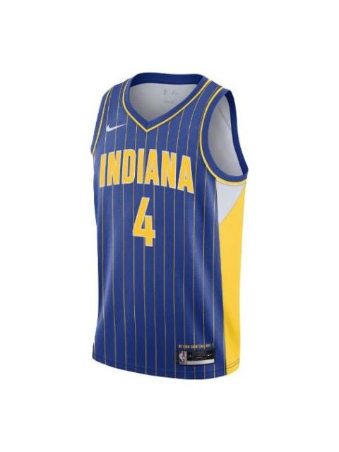Nike Nike NBA Dri-FIT SW 20-21 Indiana Pacers Oladipo City Edition Swingman Jersey Blue CN1733-496