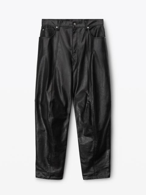 Alexander Wang trouser in crackle patent