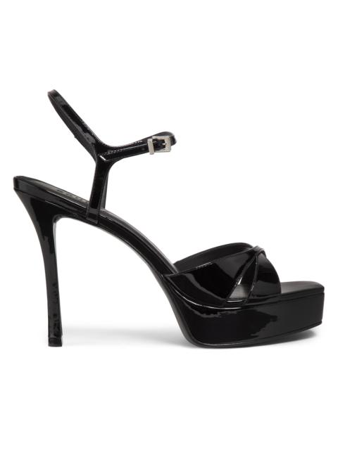 SCHUTZ Women's Maxine 120MM Patent Leather Platform Sandals - Black
