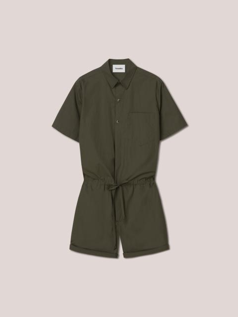 Nanushka BENJA - Poplin jumpsuit - Olive