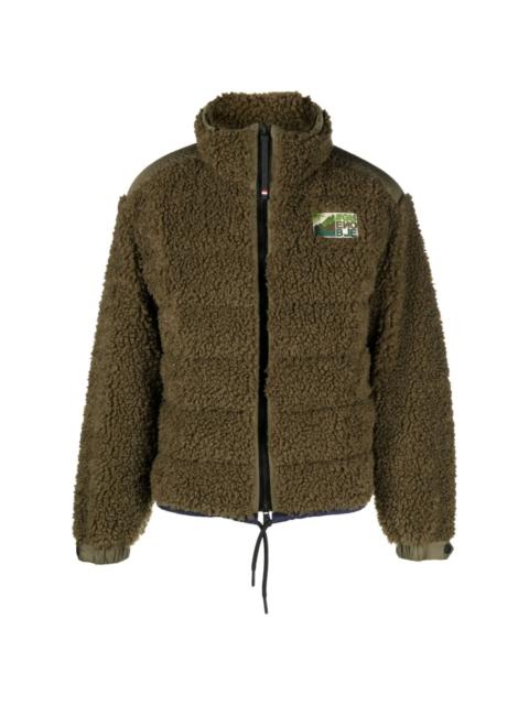 fleece-texture padded jacket