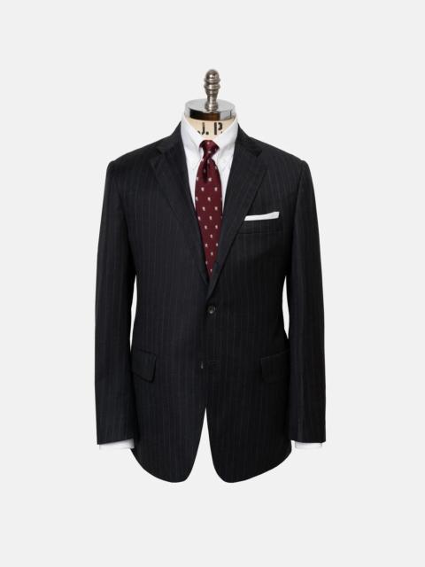J. PRESS MADE-IN-USA GREY CHALKSTRIPE SUIT