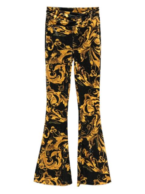VERSACE JEANS COUTURE Barocco-print trousers