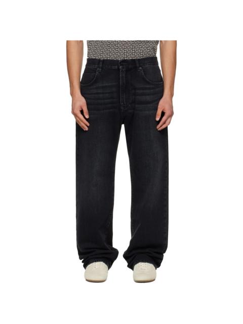 Balmain Black Loose Jeans