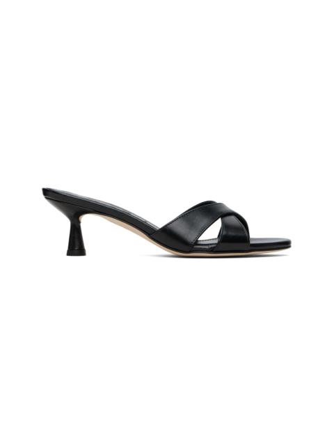 Aeyde Black Vero Leather Mules
