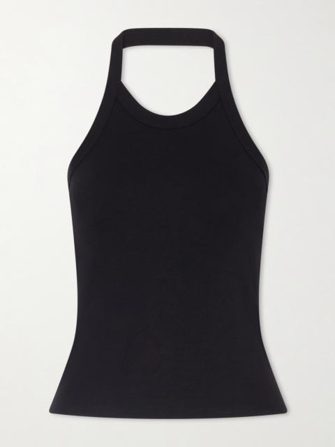 FLORE FLORE Angie Organic Cotton-jersey Halterneck Tank