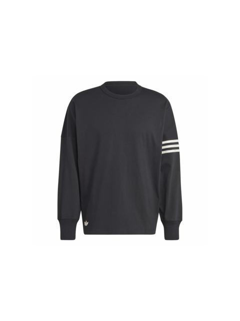 adidas adidas Adicolor Neuclassics Long Sleeve Tee Black/Wonder White