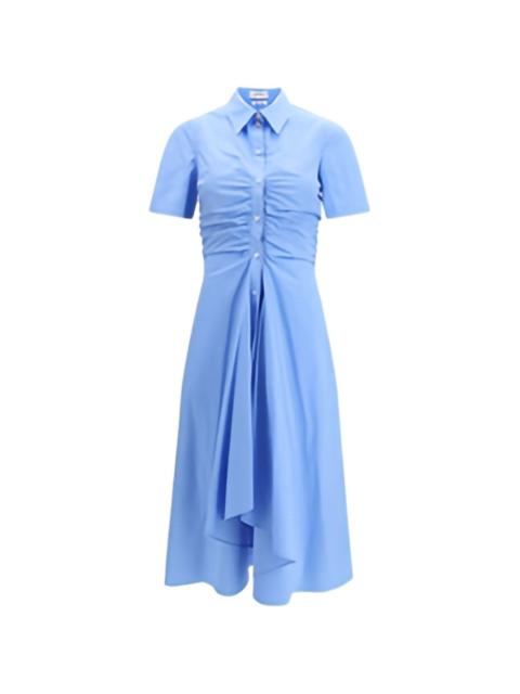 Alexander McQueen shirred shirt dress