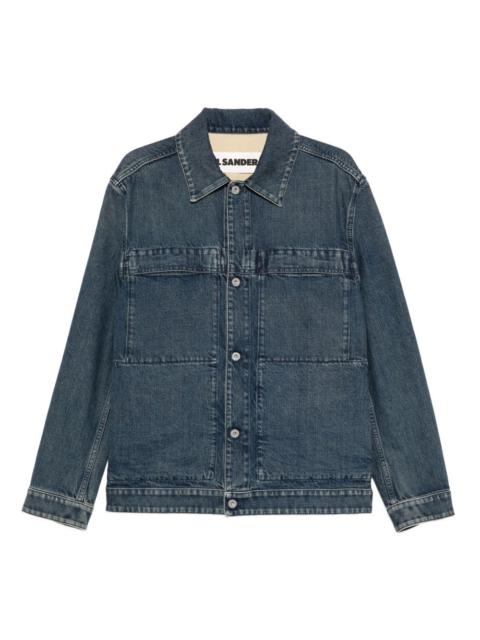 Jil Sander button pocket dnim jacket