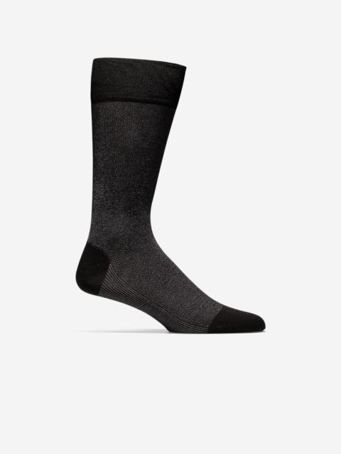 COLE HAAN Men's Pique Textured Crew Socks